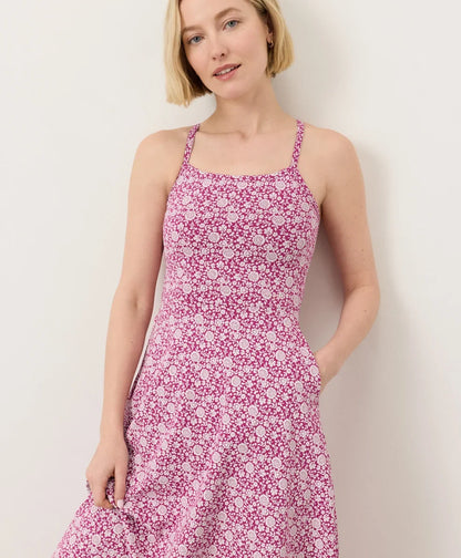 clearance fit & flare midi dress