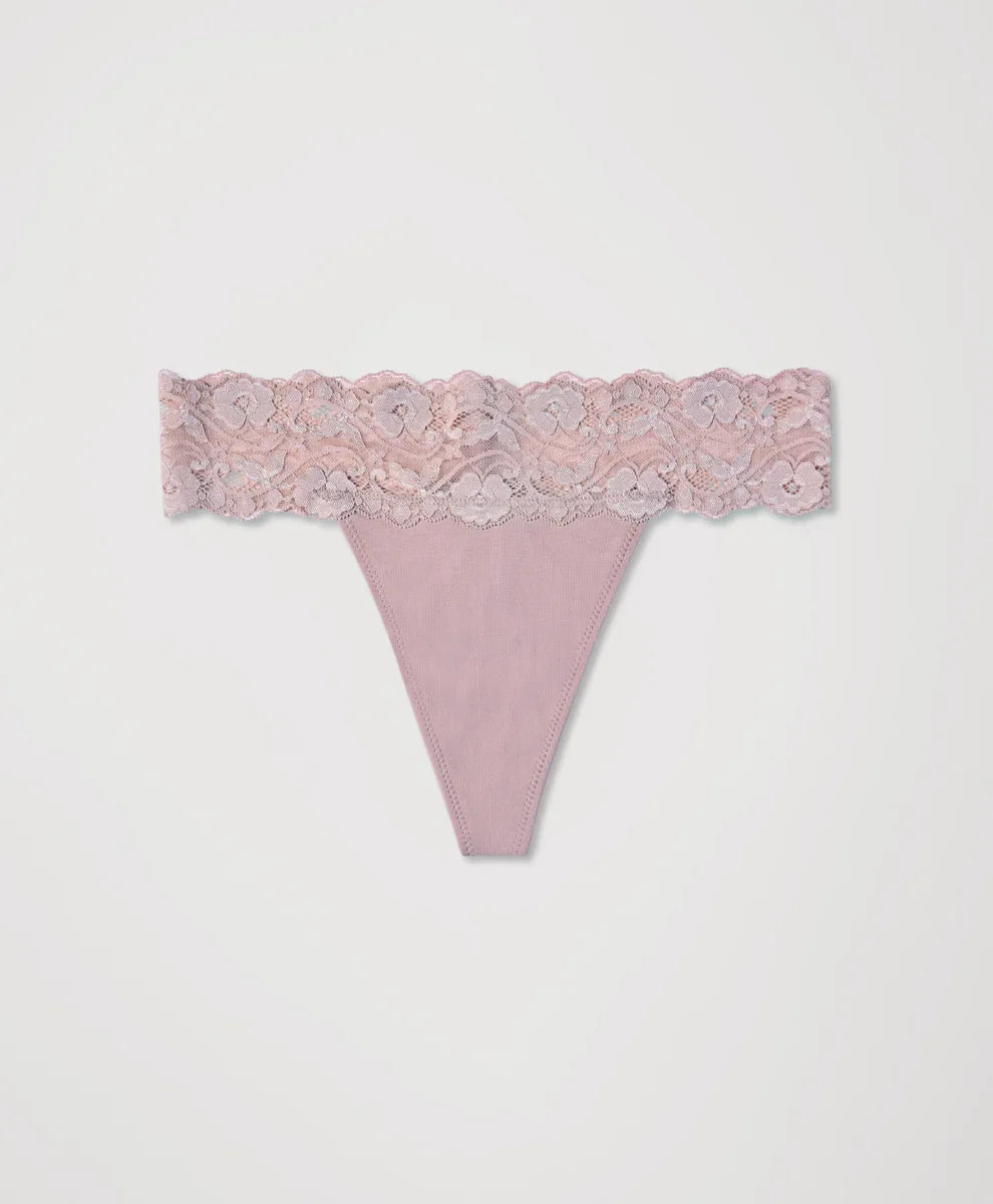 clearance lace waist thong